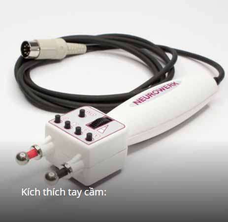 Phu kien tay cam May dien co Neurowerk EMG Máy điện cơ 2 kênh & 4 kênh Neurowerk EMG