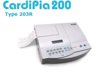 Máy đo điện tim Cardipia 200 Trismed 2 Máy đo điện tim Cardipia 200 Trismed