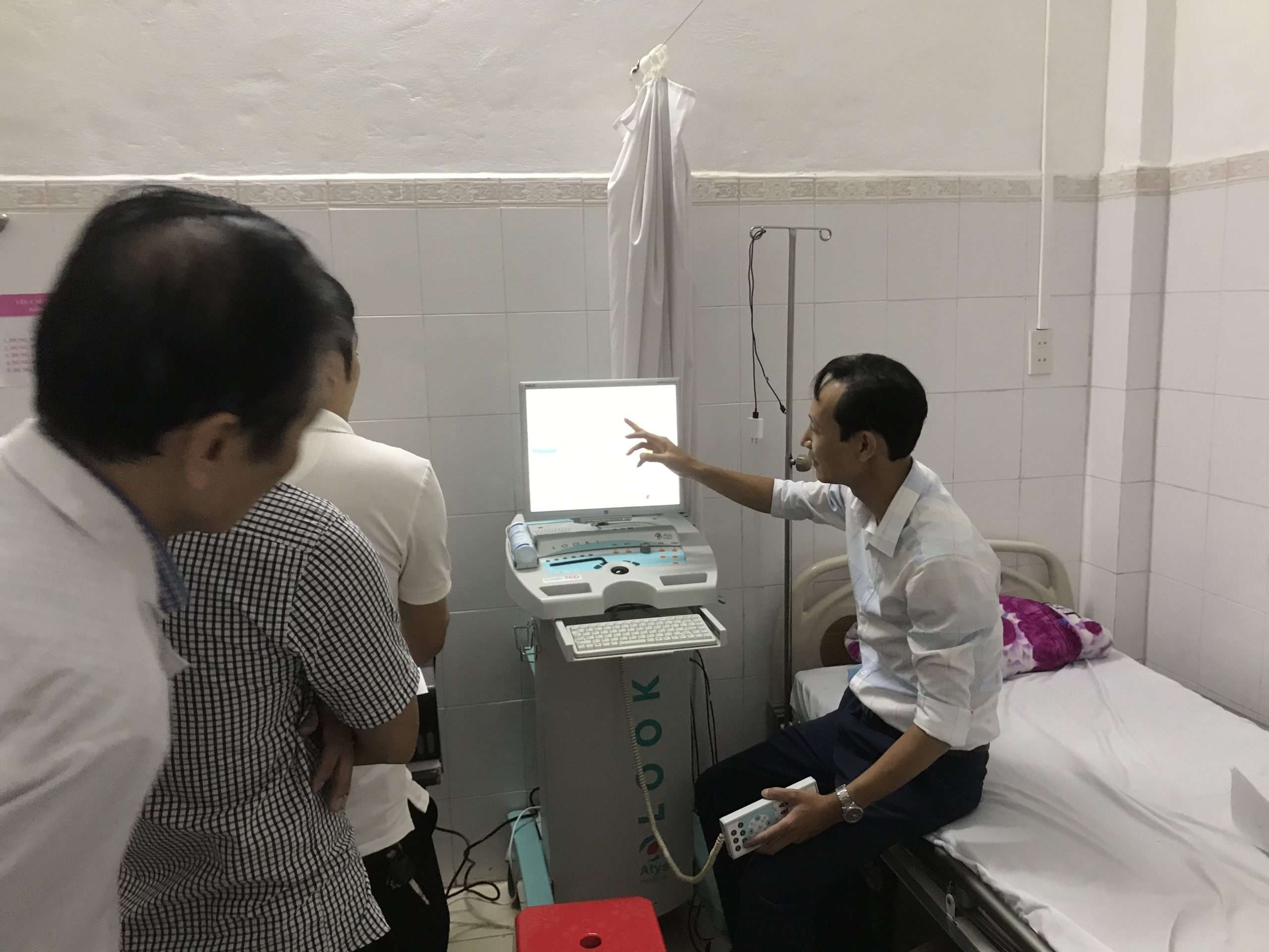 Nơi bảo hành máy đo lưu huyết não Atys Pháp